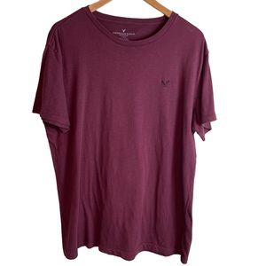American Eagle Maroon Tee—Large